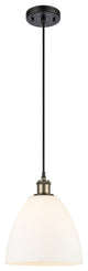 Innovations 516-1P-BAB-GBD-91-LED 1-Light Mini Pendant, Black Antique Brass