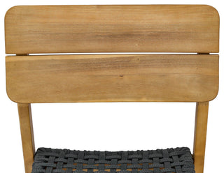 Ivory Coast Acacia Outdoor Dining Chair, Light Teak, Set of 2