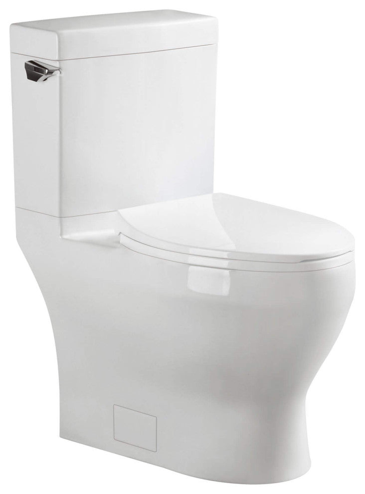 Fine Fxitures Modern Two Piece Elongated Toilet Ada Compliant