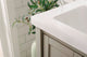 Legion Furniture Colby Single-Sink Vanity, White-Gray, 24"