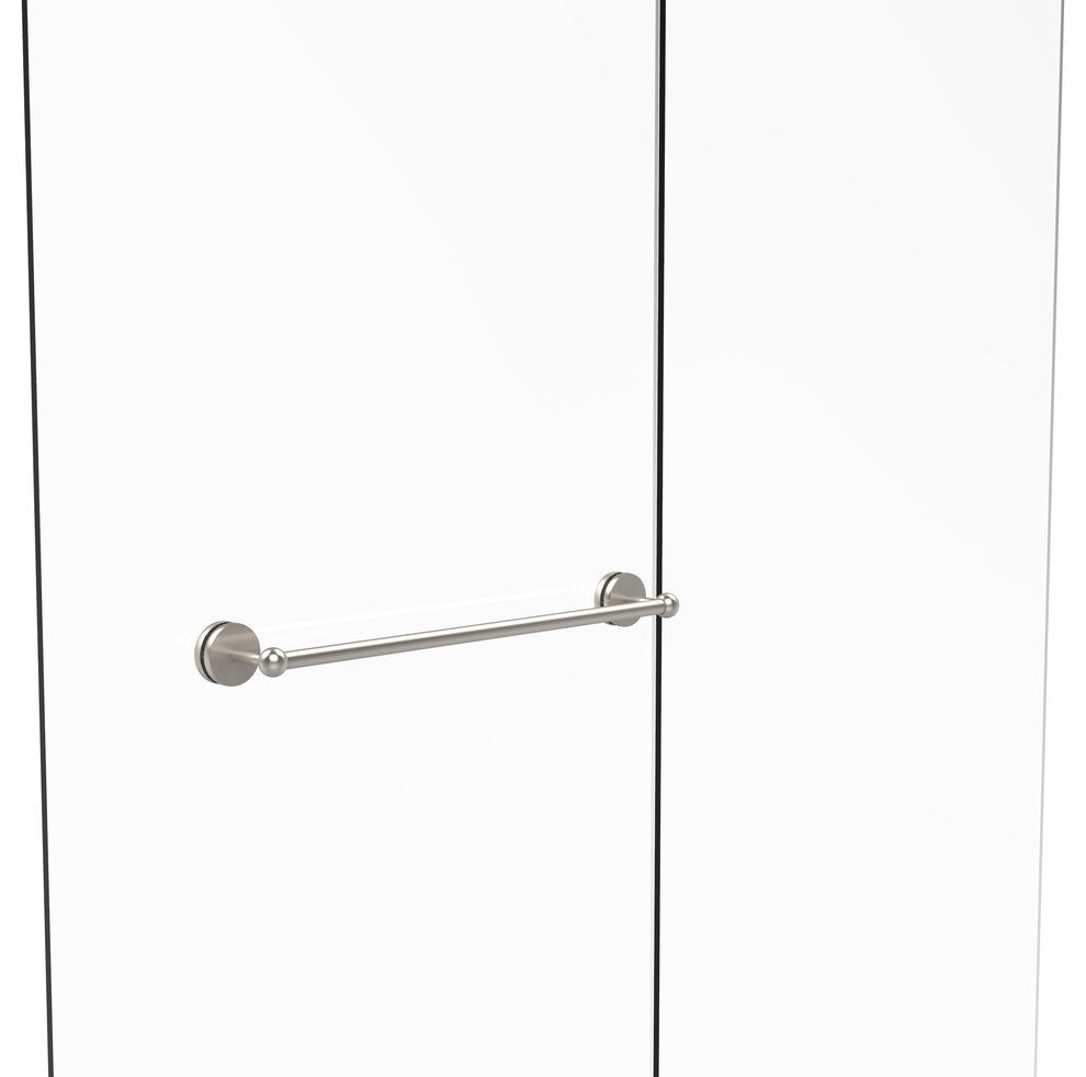 Prestige Skyline 24" Shower Door Towel Bar, Satin Nickel
