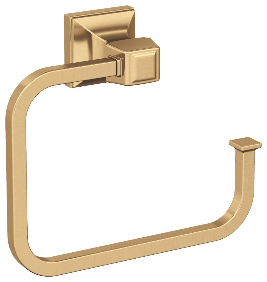 Amerock Mulholland Traditional Towel Ring, Champagne Bronze