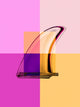 "Magenta Single Fin", Surf Art Photograph, Unframed, 40''x52''