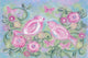 "Birds in Garden" by Reesa Qualia Painting Print Wrapped Canvas, 60x40