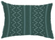 Mudcloth 14"x20" Abstract Decorative Outdoor Pillow, Green
