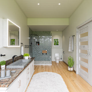 Black Matte 6 Piece Bath Accessory Set