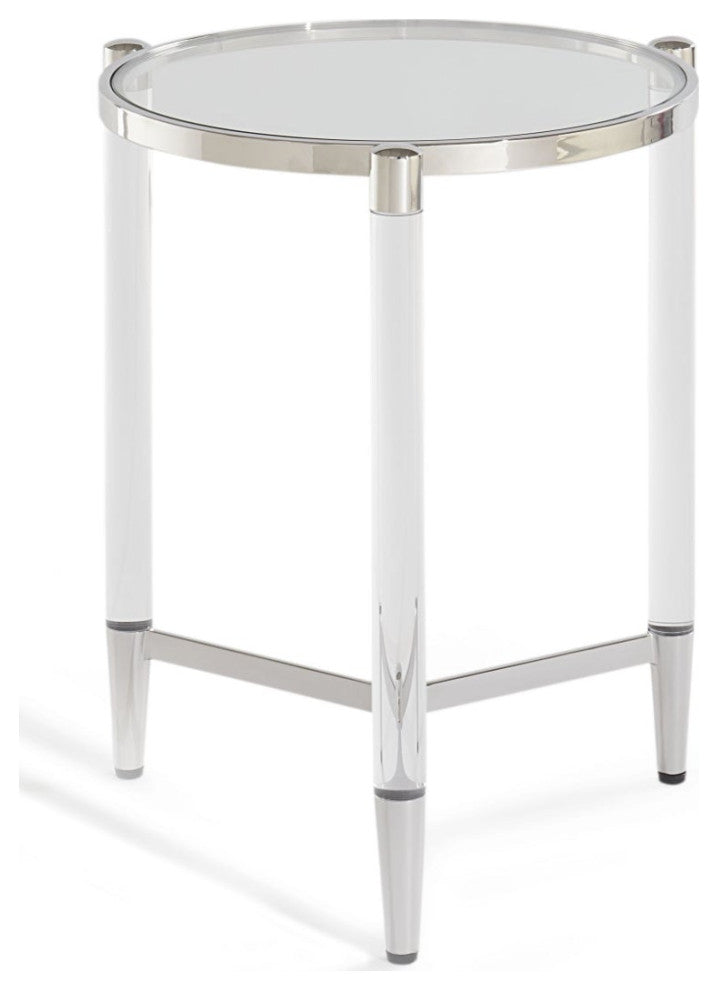 Modus Mariyln 2 PC Round Coffee & End Table in White
