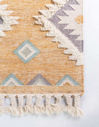 Unique Loom Ivory Mesa Area Rug, Yellow, 9'x12', Rectangular