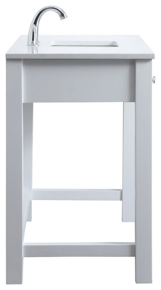 48" ADA Compliant Bathroom Vanity, White