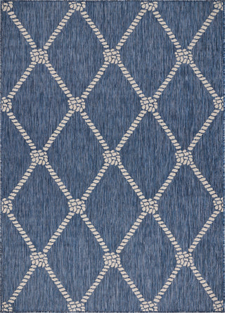 Nautical Knot Indoor Outdoor Rug, 7'6"x9'5"