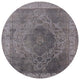 Ahgly Company Indoor Round Mid-Century Modern Area Rugs, 4' Round