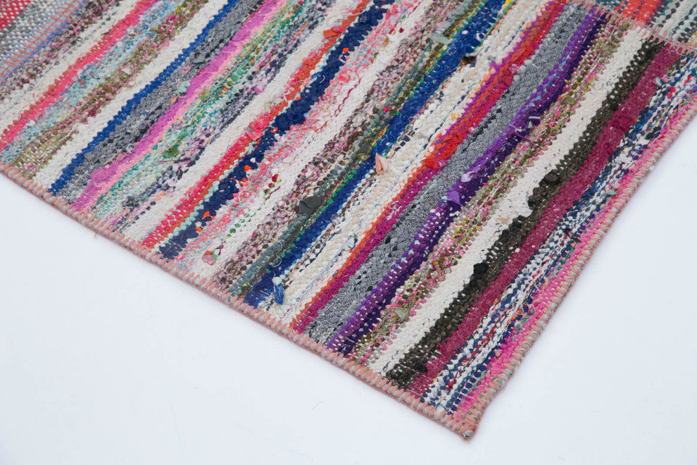 Rug N Carpet - Handmade Turkish 6' 5'' x 9' 6'' Unique Patchwork Kilim Rug