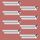Cornice White Strasbourg Design 8 Pieces Totaling 768" Length