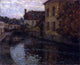 Henri Le Sidaner Grey Gables, 20"x25" Gallery Wrapped Canvas Print
