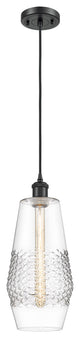 Innovations 516-1P-BK-G682-7 1-Light Mini Pendant, Matte Black