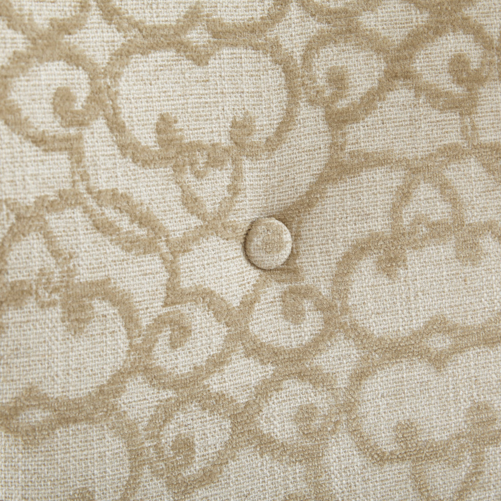 Madison Park Angelica Patterned High Wingback Style Armed Dining Chair, Set of 2