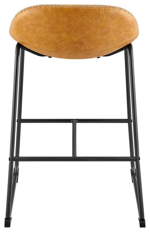 Leighton PU Counter Stool,, Set of 2