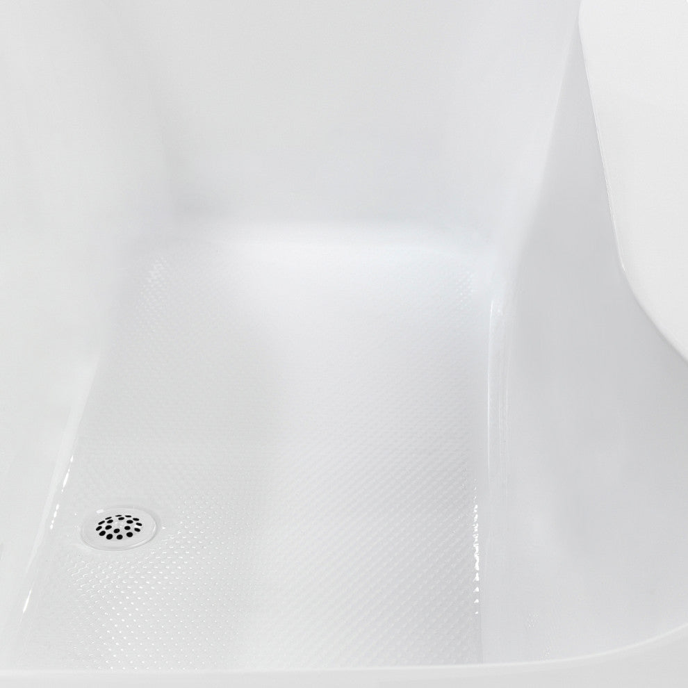 Streamline 72 in. x 36 in. Acrylic Drop-In Bathtub, Glossy White
