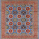 Ahgly Company Indoor Square Mid-Century Modern Area Rugs, 7' Square