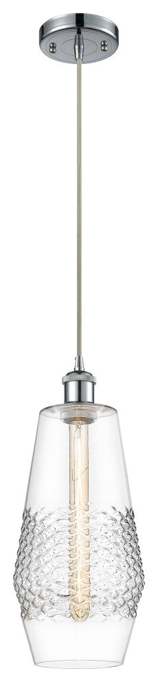 Innovations 516-1P-PC-G682-7-LED 1-Light Mini Pendant, Polished Chrome