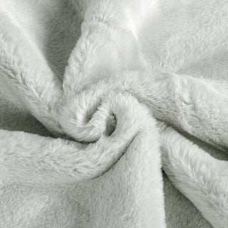 Fox Faux Fur Throw Blanket, Moonstruck, 50''x60''