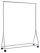 Metal Garment Floor Rack, White