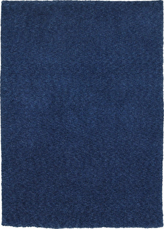 Oriental Weavers Heavenly Collection Blue Solid Indoor Area Rug 5'X7'
