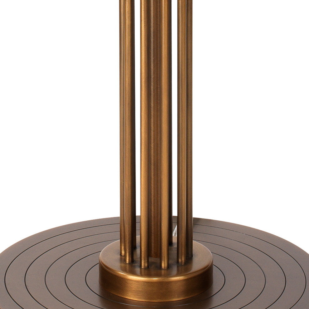 Marcus Floor Lamp, Antique Brass