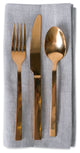 Gray Solid Chambray Napkin Set/6