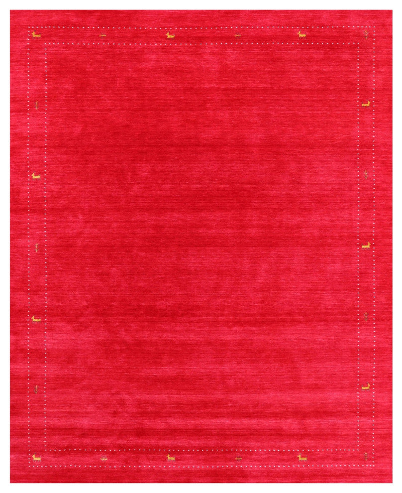 Persian Gabbeh Hand Knotted Wool Rug 8' 0" X 10' 0" - Q15024