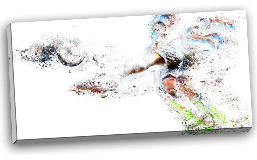 "Soccer Defense" Canvas Painting