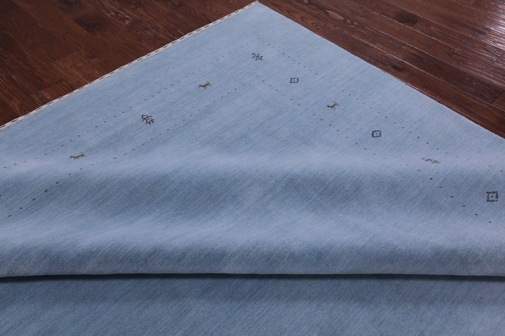 Hand-Knotted Persian Gabbeh Wool Rug 10' 1" X 14' 0" Q11375