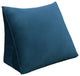WOWMAX Reading Bed Rest Back Support Wedge Pillow, Blue