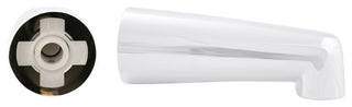 7" Tub Spout for Copper Pipe, Powdercoated White