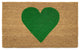 Calloway Mills Green Heart Doormat, 24" X 36"