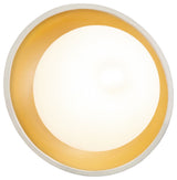 Mini Coupe Wall Sconce, Matte White with Champagne Gold internal finish