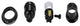 Aspen Creative 21311-11, Phenolic 2-Way Lamp Socket with Turn Knob Switch, Black