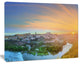 Hill over the Tagus River Spain, Landscape Canvas Art Print, 60x40