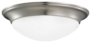 Nash 2-Light Flush Mount, Brushed Nickel