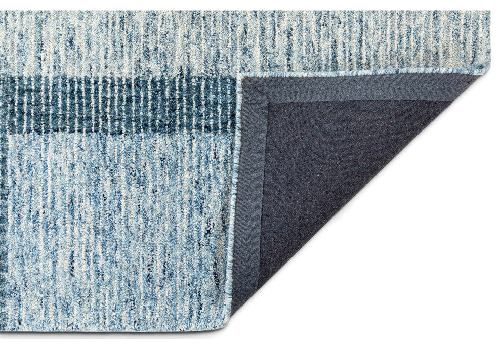 Obeetee Jaipur Abstract Hand Tufted Rug, Blue, 6'x9'
