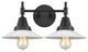 INNOVATIONS LIGHTING 447-2W-BK-G1-LED Caden 2 Light 17 inch Bath Vanity Light