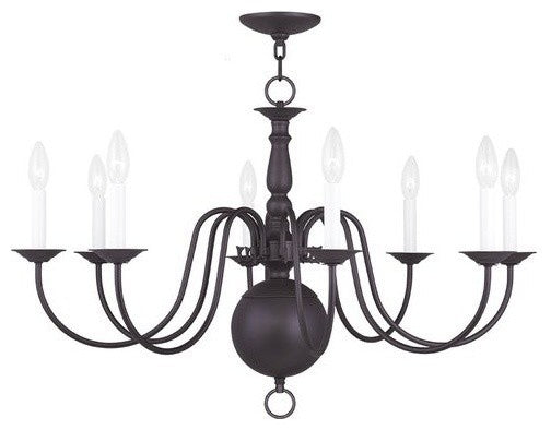 Williamsburgh Chandelier, Bronze