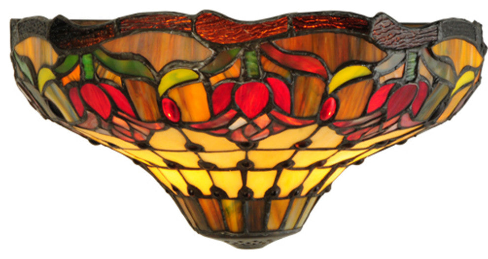 14W Colonial Tulip Wall Sconce