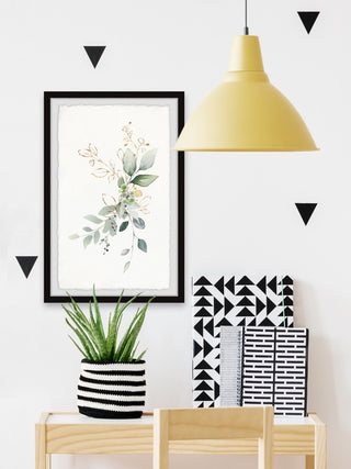 "Bloom With Grace" Framed Painting Print, 12x18