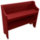 Modular Bench With Shoe Storage, Red