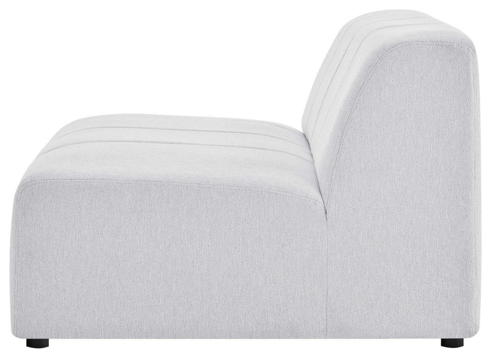 Sectional Sofa Set, Fabric, Ivory White, Modern, Living Lounge Hotel Hospitality
