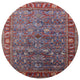 Ahgly Company Indoor Round Mid-Century Modern Area Rugs, 5' Round