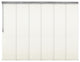 Malia 6-Panel Track Extendable Vertical Blinds 98-130"W