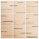 Deny Designs Kelly Haines Modern Lines Wood Wall Mural, 3'x3'