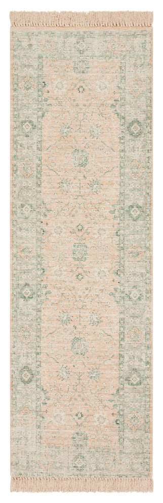 Surya Zainab ZAI-2310 6'x9' Rug, Camel/Cream/Sage/Dark Green/Lime/White